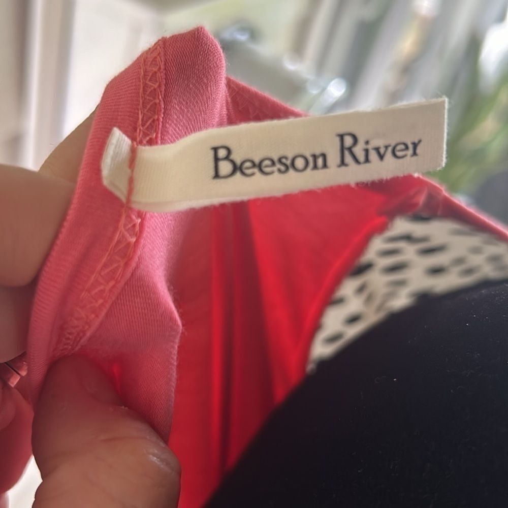 Beeson River small leopard print bell sleeve short sleeve top   F - Picture 6 of 7